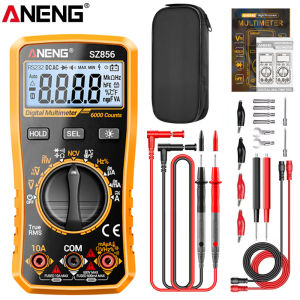 ANENG | Multimeter Digital Voltmeter Ammeter NCV Non-contact Voltage Detector ANENG SZ856 Handheld 6000 Count High Precision Repair Tool