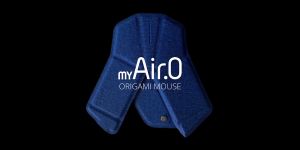 [ส่งจากไทย ประกันศูนย์ไทย] เมาส์ไร้สาย พับได้ Origamimouse แบรนด์ myAir.0 เมาส์ที่เบาและบางที่สุด ดีไซต์ล้ำ เม้า เมาส์