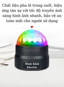 đèn led xoay 7 màu Pha Lê Trang Trí Karaoke Sân Khấu đèn nháy đèn quẩy vũ trường đèn cầu quay quả cầu xoay pha lê đèn trang trí đèn led nháy sân khấuđèn led 7 màu quả cầu led xoay 7 màu
