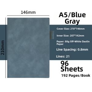 Customized A5 Soft Leather Notebook