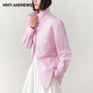 Comfortable Loose-Fitting Womens Plain Shirt