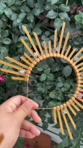 Bando Halo Headband Cosplay Angel Gold: Aksesoris Unik untuk Karnaval dan Tari