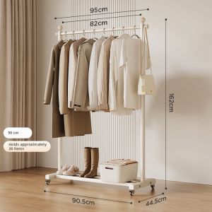 Indoor Movable Floor Clothes Hanger