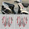 STIKER STRIPING FULL SET LIS LES MOTOR YAMAHA MIO API SPORTY TAHUN 2006 2007. 