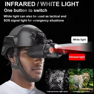 ⭐⭐⭐New 4K UHD Helmet Mounted Night Vision Binoculars 36MP Head Mounted Tactical 400M Hunting Infrared Digital NVG Goggles NV8161
