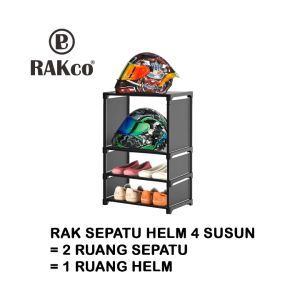 Kombinasi Rak SEPATU dan HELM 7 Susun Multifungsi / Tempat Multiguna Organizer 7 Tingkat Portable / Helmet Cabinet