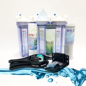 Aermart - Paket Filter Air PDAM 3 Housing - SedimenGACCTO - Filter Air Siap Pakai