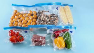 [SG] Food Vacuum Bag Organizer Kitchen Storage Bag Space Saving Seal Bags