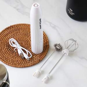 TaffHOME Hand Mixer Mini 2in1 Pengocok Telur Susu Berkualitas Frother USB Charge