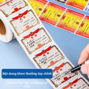 Nhãn Dán Khuyến Khích Phần Thưởng cho Học Sinh