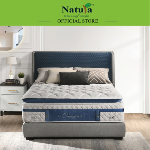 Natura Ceramic Pearl 16" Mattress/Free Delivery/12-Year Warranty/Vitalize/Virase/Double Max Tech/Cool Gel Memory Foam/Harmotex Technology/7-Zone Support/Zero Motion Transfer