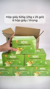 Thùng 6 Hộp Sữa Hạt Ngũ Cốc Organic Avocado Có Chứa BCAAs Duy Trì Sức Khỏe Khối Cơ - Hộp giấy 625gr