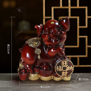 Caroline Brown Oversized Piggy Bank for Adults Lucky Pig Money Box Home Savings Bank Creative Zodiac Ornaments