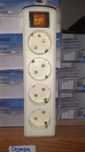 DEXICON Stop Kontak Switch On Off tanpa Kabel-4 Lb + SWITCH-S4