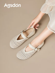 Agsdon | Summer Lace-up Mary Jane Shoes Breathable Soft Sole Comfortable