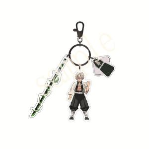 Bandai | Móc Khóa Acrylic Anime Diệt Quỷ Tanjiro Nezuko Kamado Nhân Vật Hoạt Hình Mặt Dây Trang Trí Cặp Sách Cho Trẻ Em Quà Tặng