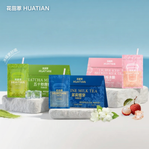 HUATIANCUI | Jasmine Snow Bud Matcha Green Tea Butter Salty Milk Tea Bagged Instant Drink