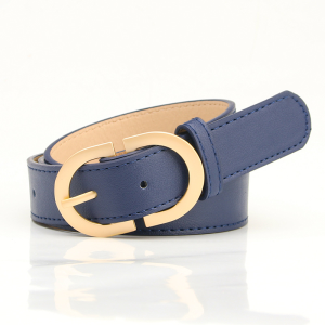 LIEW FASHION Casual Belt for Women Ladies Waist Belt Buckle Zinc Alloy Premium PU Leather Tali Pinggang Perempuan Kulit Lembu