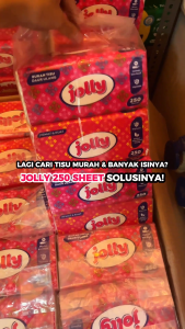Tisu Jolly 250 Sheet (2 PACK) – 2 Lapis Tebal Lembut & Lebih Hemat Termurah!