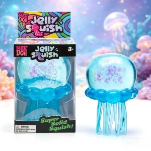 Squishies Nee Doh Jellyfish  Squish Toy Fidget Toy Water Sensory Soft Jelly Squeeze Stress Relief Fidget Toy For Gift