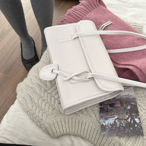 Large Capacity Red Womens Underarm Bag 2023 New Style Autumn Winter Trendy Retro Commuter Bag Soft PU Leather Handbag