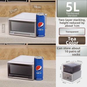 XUNHUAI | Transparent Drawer-style Storage Box