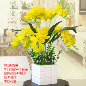 Artificial Butterfly Orchid Pot Plant Plastic Flowers Bedroom Living Room Decorations Silk Dried Flowers Artificial Decorations