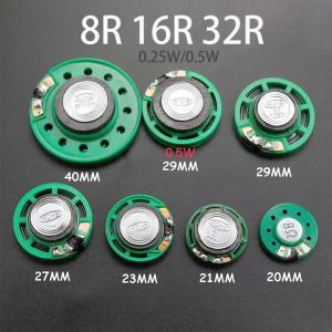 2PCS 0.5W  32R Speaker  32 Ohm Loud Speaker Diameter  23mm 28mm  36mm 40mm 50mm 57mm Loudspeaker