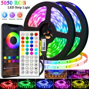 Bluetooth RGB Led Strip Light 5050 Luces LED String USB Tape Diode Ribbon For Room TV Backlight Neon Lamp christmas lighting