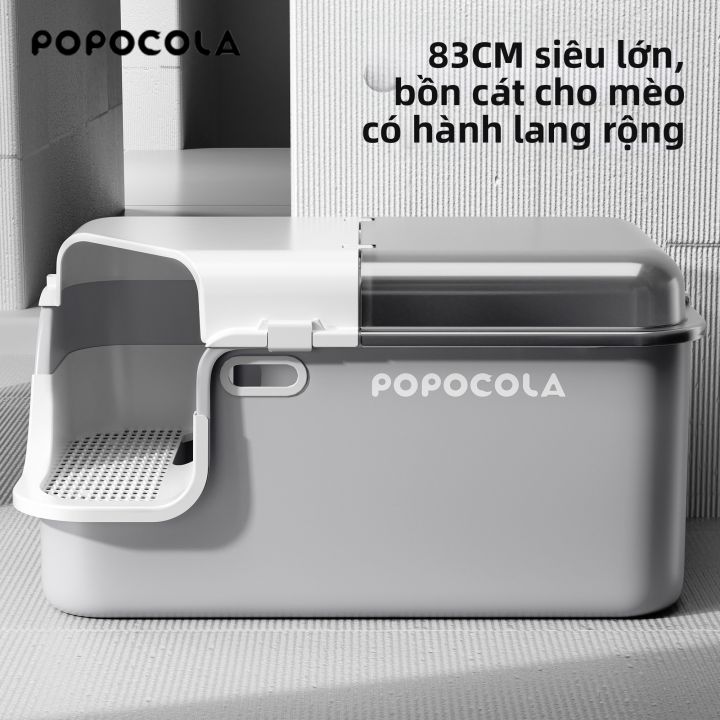 Popocola | Hộp Cát Vệ Sinh Cho Mèo Lớn 80cm | Lazada.vn