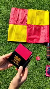 1 Bộ Còi Và Thẻ Vàng Đỏ Dành Cho Bóng Rổ Bóng Đá Bóng Chuyền Futsal Và Bóng Ném - Dụng Cụ Trọng Tài