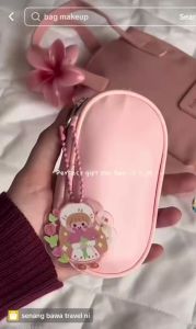 Set Berus Makeup Perjalanan Mini 10pcs Kosmetik Alat-alat Beg Kecil Travel Set Easy Carry Bag Brusher Brush 10支化妆刷套装