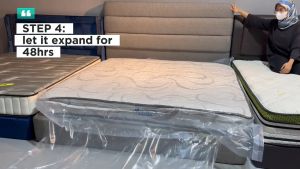 I HOME COMPRESSED Urban Spring Mattress 10 inch / Mattress in a Box / Tilam Compress / Size Single / Queen / King