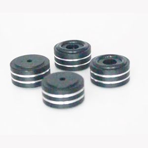 4Pcs 40X20mm Aluminum HIFI AMP Speaker Isolation Stand Turntable DAC Feet Pad