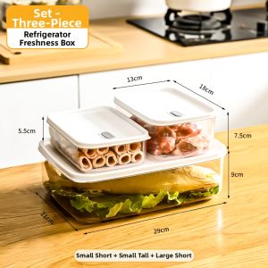 Food-Grade Freezer Storage Plastic Seal Containers