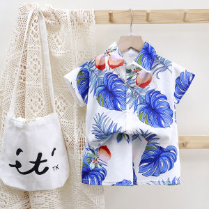 Summer Fashion Chinese Style Shirt and T-Shirt Set