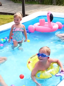 Inflatable Swimming Pool Kids Pool Air Pump Baby Pool Square patterned swimming pool Indoor Outdoor Kolam renang 泳池