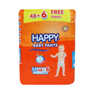 Happy Pants Baby Diapers Medium 48