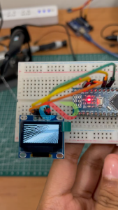 OLED Display 0.96 Inch I2C 128×64 – Layar OLED Putih / Biru / Kuning Biru untuk Arduino ESP32 dan Proyek DIY