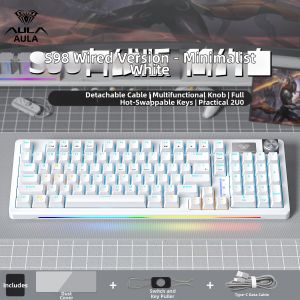 AULA | Bàn Phím Cơ Chơi Game Có Thể Thay Đổi Switch Kèm Dây