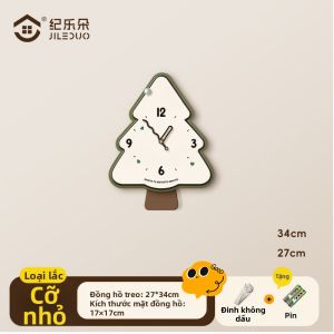 JILEDUO | Đồng Hồ Tường Nghệ Thuật Im Lặng Sáng Tạo