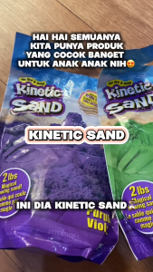 Pasir Kinetik Mainan Sensorik Anak Gampang Dibentuk Ukuran 1kg Kinetic Sand The Original Moldable Sensory Play Sand