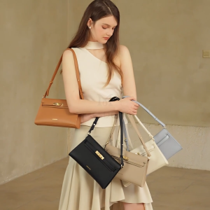 DISKON BESAR BESARAN MOSSDOOM Tas Bahu Junia Bag Fashion Wanita Kekinian Model Mewah Minimalis.........