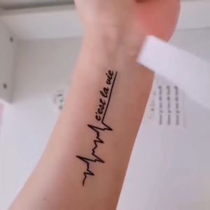 [HCM] Tattoo hình xăm dán Full Cánh Tay QB-3038 Hình xăm giả dán tạm thời chống nước mẫu thanh kiếm cá tính dành cho nam nữ