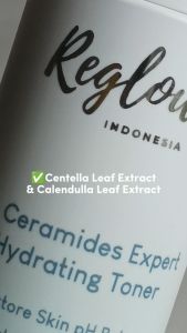 Reglow Hydrating Toner dengan Ceramides – Pelembap Wajah Perkuat Skin Barrier & Glowing Seharian