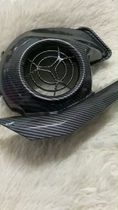 ครอบใบพัด ครอบคอท่อ ลายเคฟล่า YAMAHA FAZZIO // MIO GEAR( ครอบทับของเดิม ) พร้อมส่ง (0096)