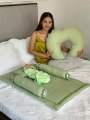 Plain Receiving Blanket for Baby - Cotton. 