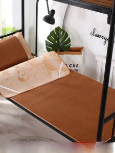 เสื่อพับน้ำแข็ง ผ้าไหม สองด้าน 12 ม คนเดียว นักเรียน เสื่อหญ้าหอพักฤดูร้อน ฤดูหนาว ความอบอุ่น หลากหลาย การใช้งาน