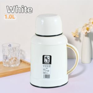 Durable Large Capacity Student Home-use Retro Plastic Thermos