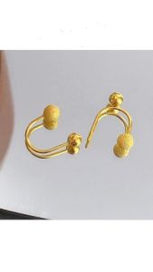 ต่างหูสแตนเลส ต่างหูผ่นทรายแฟชั่นสำหรับผู้หญิง ไม่ลอกดำ ราคาประหยัด